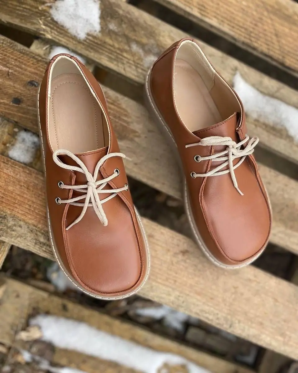 Handmade Suede Leather Loafers Wide Toe Anatomical Support